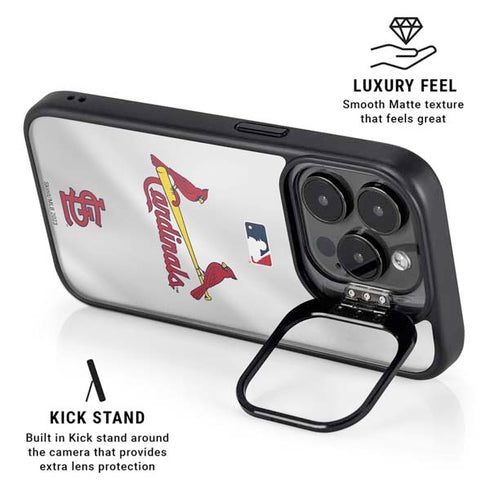 MLB St. Louis Cardinals Home Jersey iPhone 14 Pro Kickstand Case